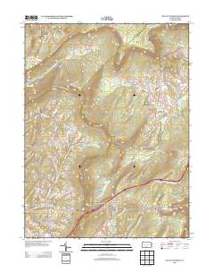 Wells Tannery 2013 topographic map thumbnail