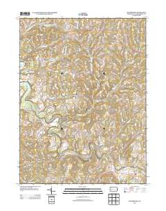 Whitesburg 2013 topographic map thumbnail