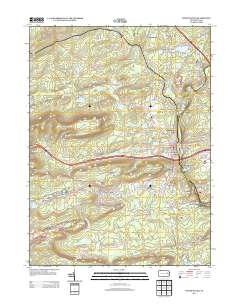 White Haven 2013 topographic map thumbnail