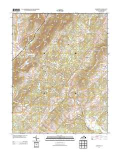 Alberene 2013 topographic map thumbnail