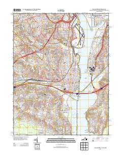 Alexandria 2013 topographic map thumbnail