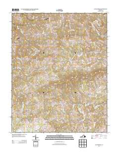 Alum Ridge 2013 topographic map thumbnail