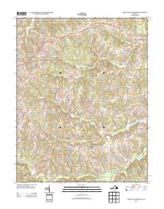 Amelia Court House 2013 topographic map thumbnail