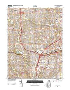 Annandale 2013 topographic map thumbnail