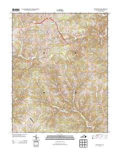 Appomattox 2013 topographic map thumbnail