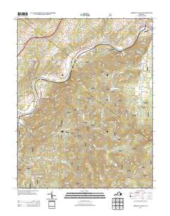 Arnold Valley 2013 topographic map thumbnail