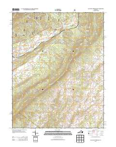 Augusta Springs 2013 topographic map thumbnail