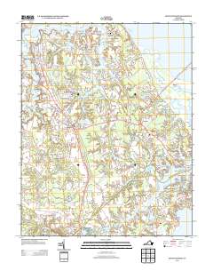 Benns Church 2013 topographic map thumbnail
