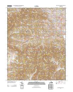 Bent Mountain 2013 topographic map thumbnail