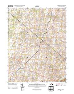 Berryville 2013 topographic map thumbnail
