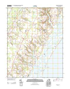 Bloxom 2013 topographic map thumbnail