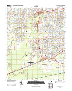 Bowers Hill 2013 topographic map thumbnail