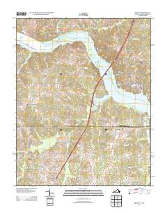 Bracey 2013 topographic map thumbnail