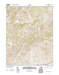 Brandy Station 2013 topographic map thumbnail