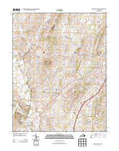 Bridgewater 2013 topographic map thumbnail