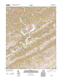 Carbo 2013 topographic map thumbnail