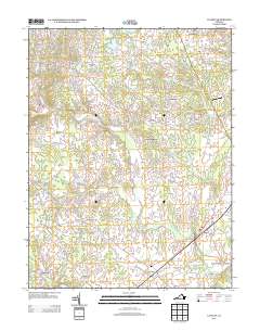 Catlett 2013 topographic map thumbnail
