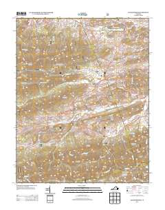 Cedar Springs 2013 topographic map thumbnail
