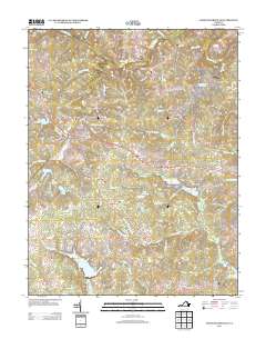 Chancellorsville 2013 topographic map thumbnail