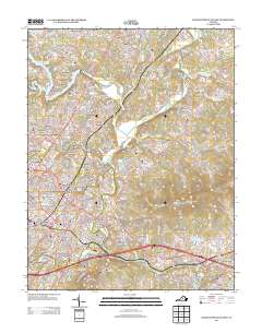 Charlottesville East 2013 topographic map thumbnail