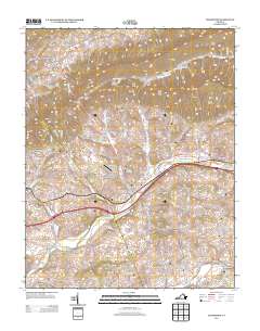 Chilhowie 2013 topographic map thumbnail