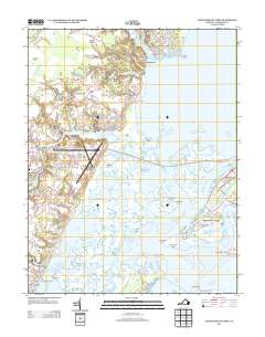 Chincoteague West 2013 topographic map thumbnail