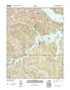 Clarksville South 2013 topographic map thumbnail