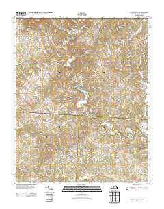 Claudville 2013 topographic map thumbnail