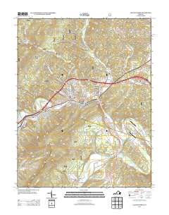 Clifton Forge 2013 topographic map thumbnail