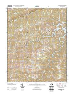 Clintwood 2013 topographic map thumbnail