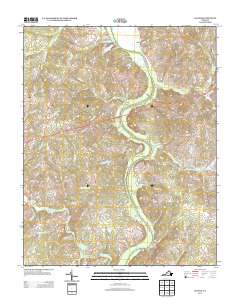 Clover 2013 topographic map thumbnail
