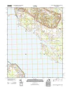 Colonial Beach North 2013 topographic map thumbnail