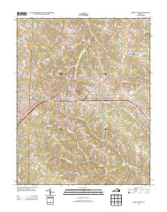 Crewe West 2013 topographic map thumbnail