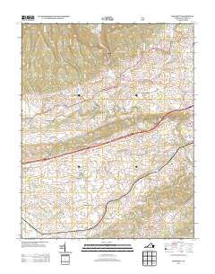 Crockett 2013 topographic map thumbnail