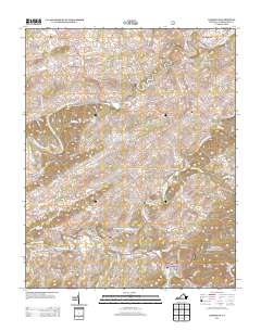 Damascus 2013 topographic map thumbnail