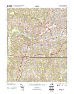 Danville 2013 topographic map thumbnail
