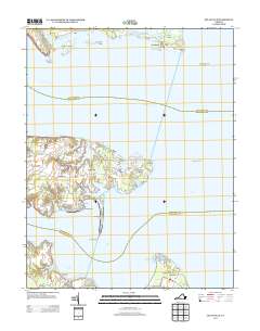 Deltaville 2013 topographic map thumbnail