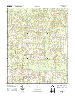 Dendron 2013 topographic map thumbnail