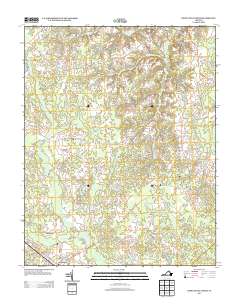 Disputanta North 2013 topographic map thumbnail