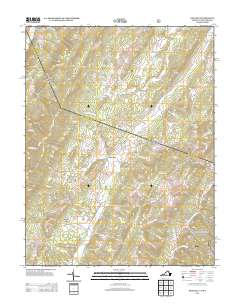 Doe Hill 2013 topographic map thumbnail