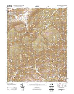 East Stone Gap 2013 topographic map thumbnail