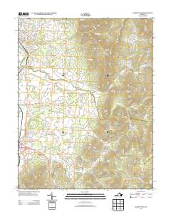 Elkton East 2013 topographic map thumbnail