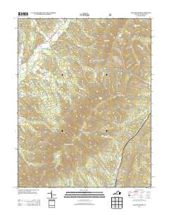 Elliott Knob 2013 topographic map thumbnail