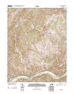 Esmont 2013 topographic map thumbnail