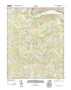 Fine Creek Mills 2013 topographic map thumbnail