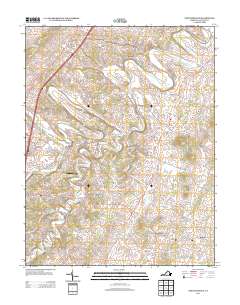Fort Defiance 2013 topographic map thumbnail