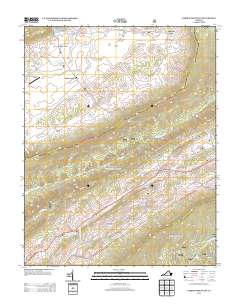 Garden Mountain 2013 topographic map thumbnail