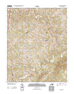 Gladehill 2013 topographic map thumbnail