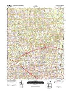 Glen Allen 2013 topographic map thumbnail