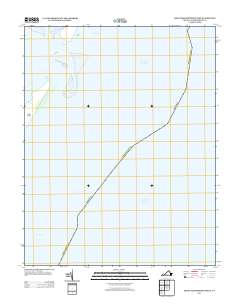 Great Machipongo Inlet 2013 topographic map thumbnail